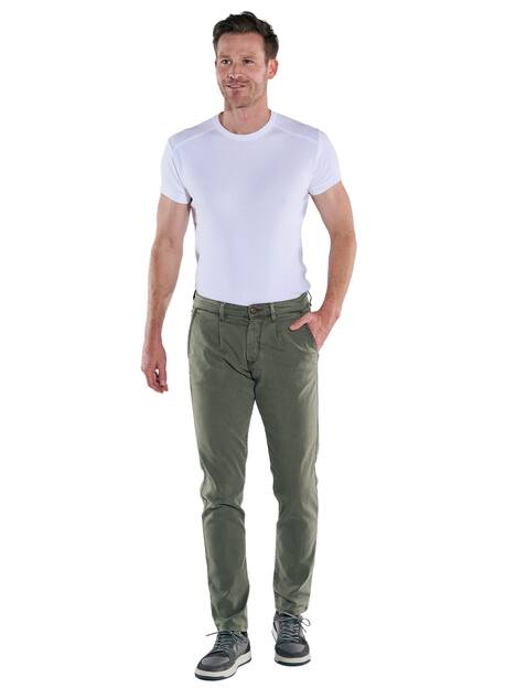 engbers Herren Jeans 5-Pocket Superstretch , Khaki