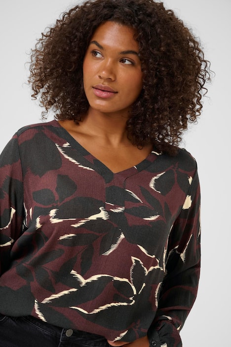 Langarm-Bluse Regular fit