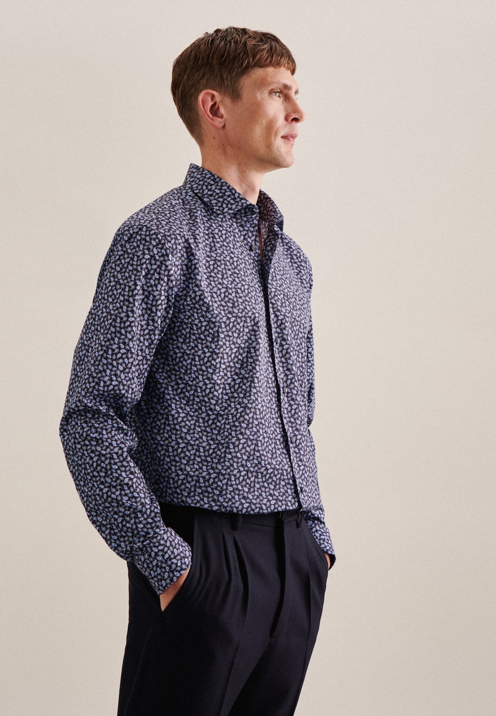 Herren Business Hemd - Paisley