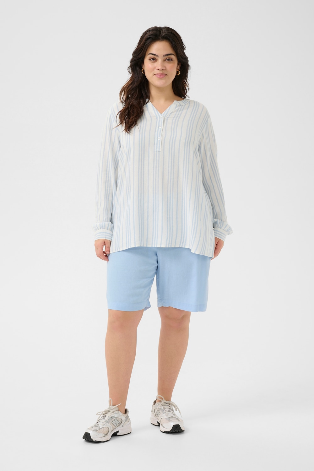 Langarm-Bluse Regular fit