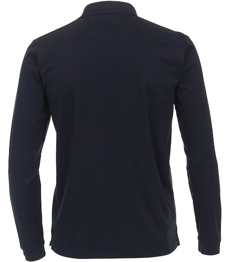 Polo-Shirt Langarm uni