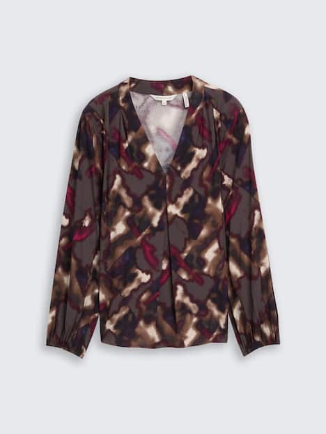 Bluse mit Muster