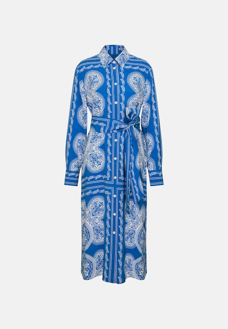 Damen Kleid - Tuchprint