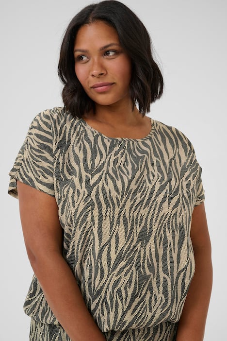 Kurzarm-Bluse Regular fit