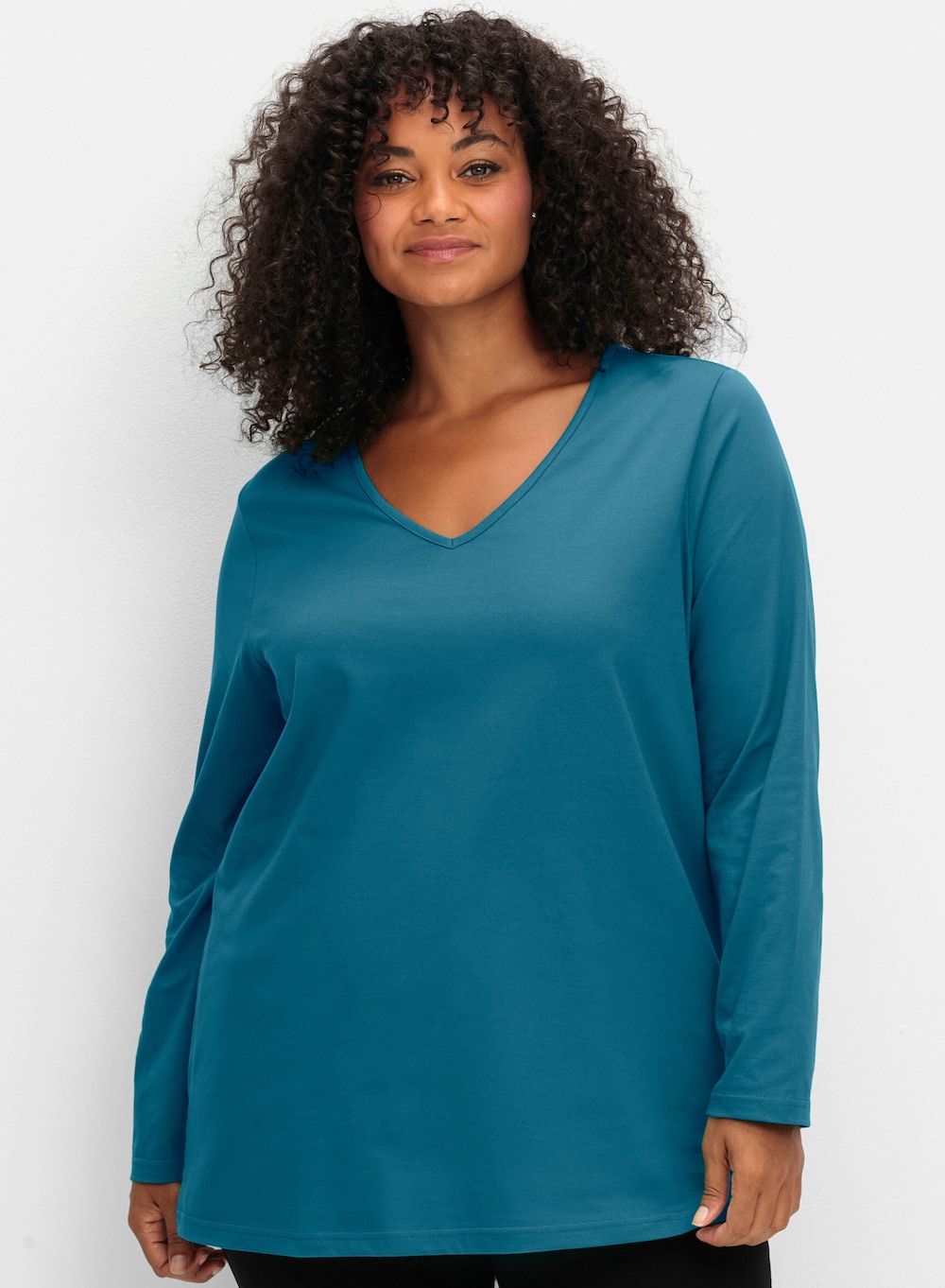 Langarmshirt Langarm Uni