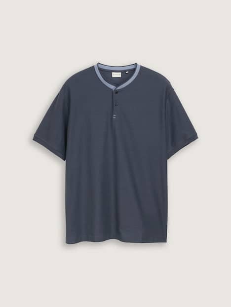 Poloshirt mit Stehkragen