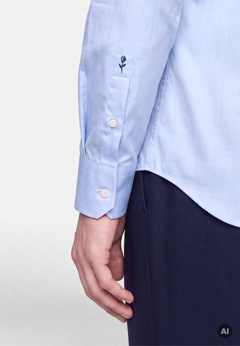 Herren Flanellhemd - Uni
