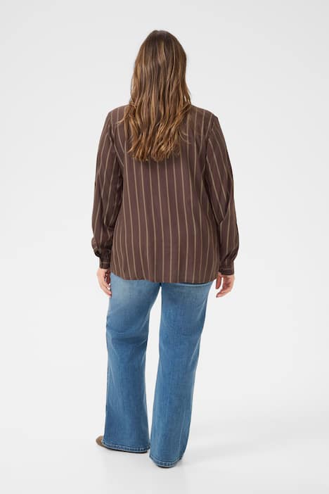 Langarm-Bluse Regular fit