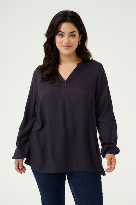 Langarm-Bluse Regular fit