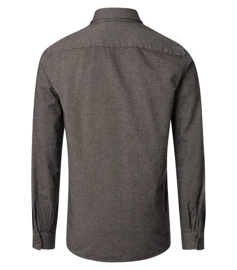 Hemdjacke uni Casual Fit