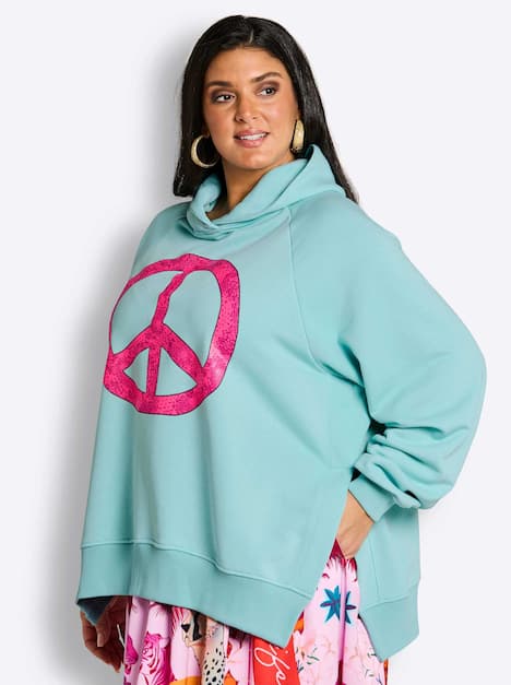 Sweatshirt Langarm Mit Kapuze