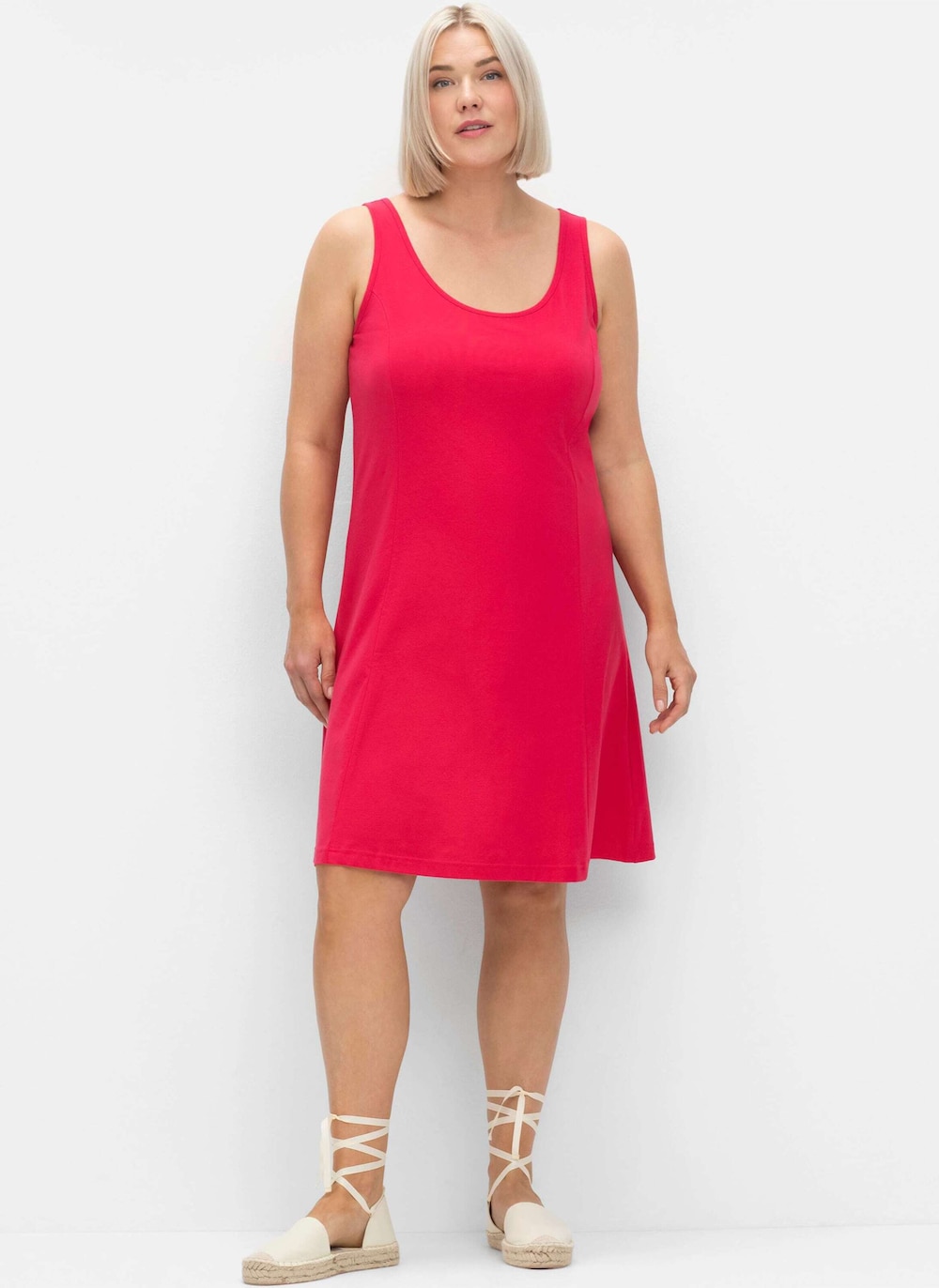 Jerseykleid Ärmellos Uni