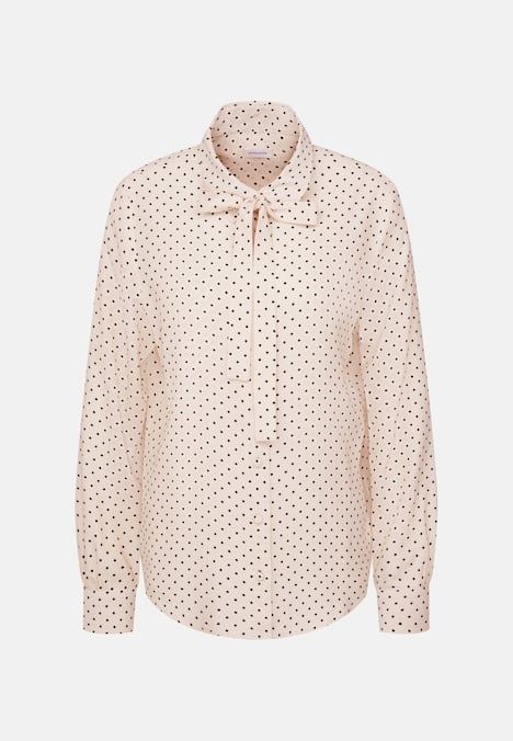 Damen Ausgestellte Bluse - Druck