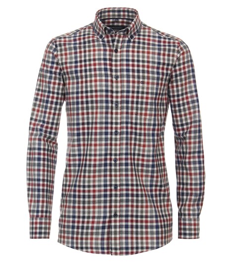 Flanellhemd kariert Comfort Fit