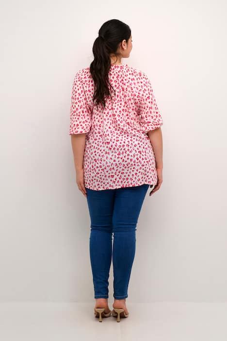 Langarm-Bluse Regular fit