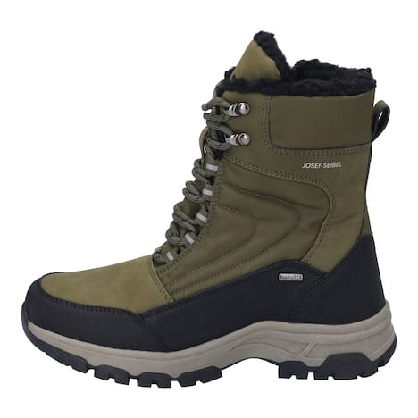 Damen Stiefel Davos 52, schwarz-oliv