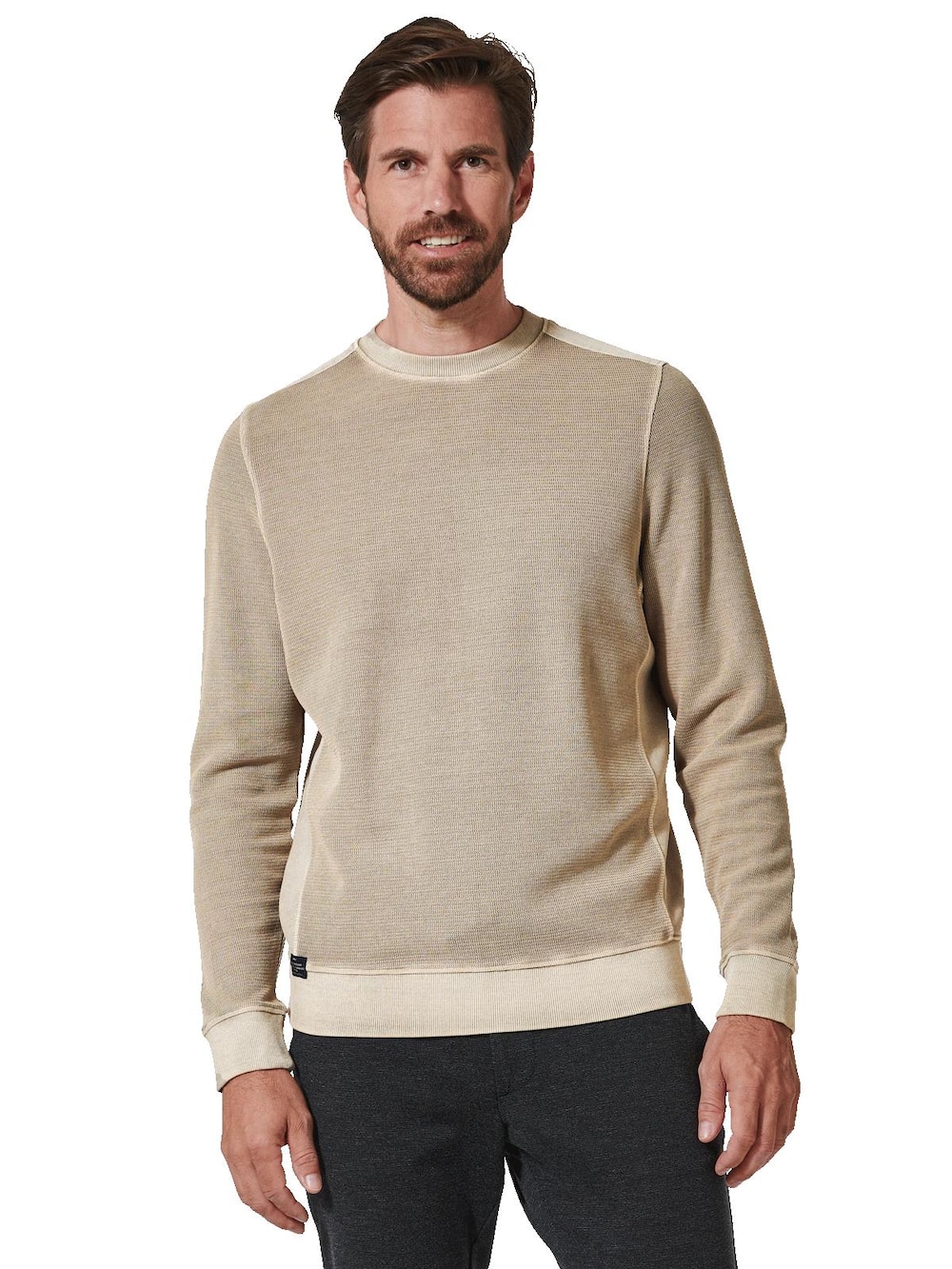 Sweatshirt strukturiert