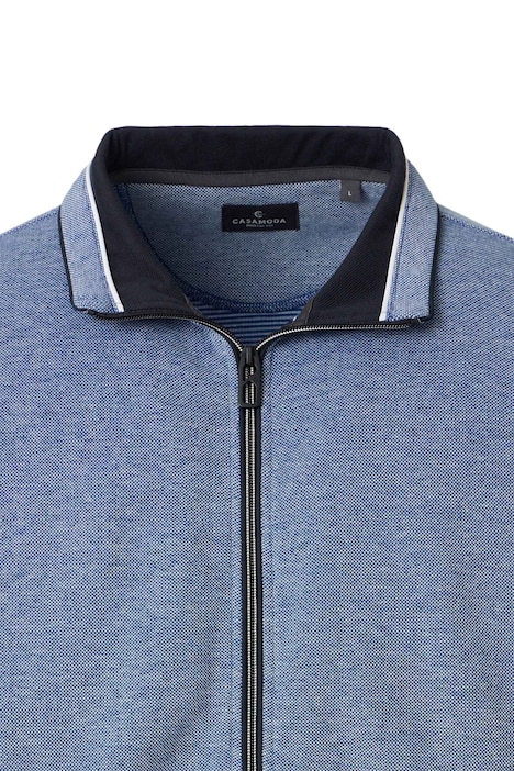 Sweatjacke gestreift