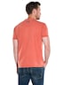Herren Henley T-Shirt , Dunkelorange