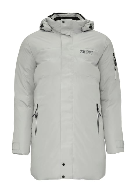 Wasserabweisender wattierter Parka mit Kontrast-Details