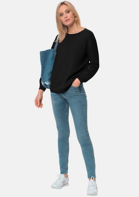 Kaschmirpullover mit Rundhals