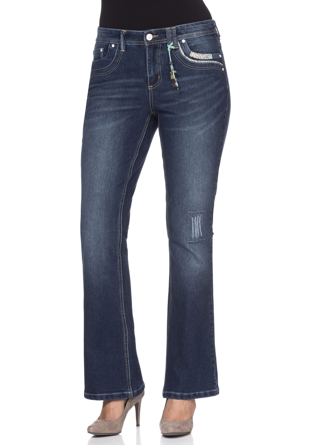Bootcut-Jeans Uni