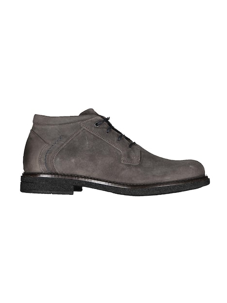 engbers Herren Boots aus Leder , Dunkelgrau