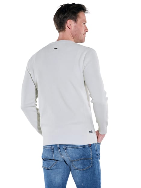 engbers Herren Pullover Rundhals , Hellgrau