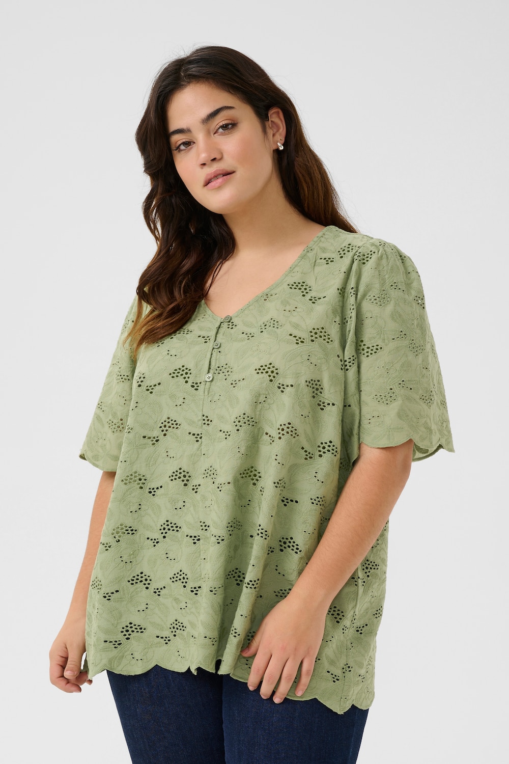 Langarm-Bluse A-shape