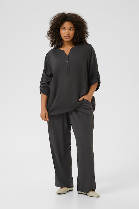 Langarm-Bluse Regular fit