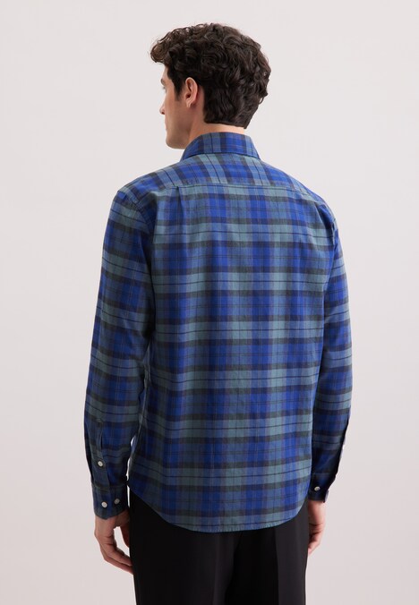 Herren Flanellhemd - Karo