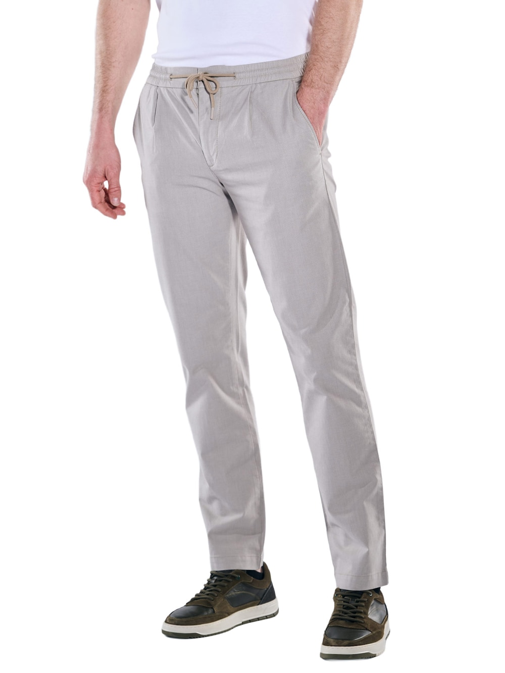 Herren Chino straight , Beige