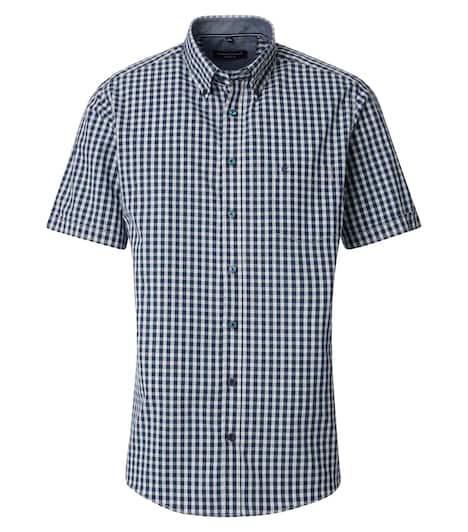Freizeithemd Kurzarm kariert Casual Fit