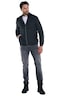 engbers Herren Strickjacke regular , Anthrazit