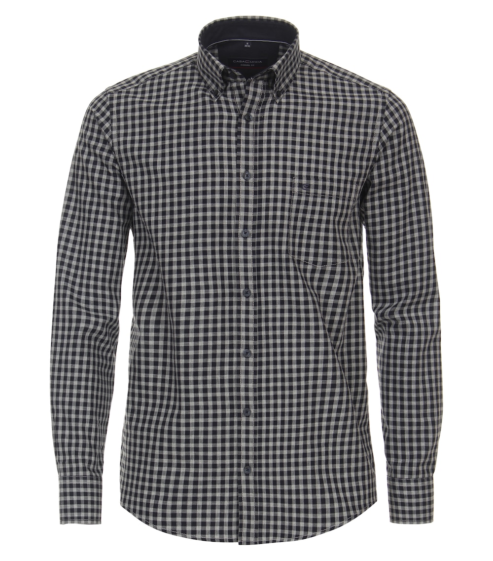 Flanellhemd kariert Casual Fit