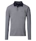 Polo-Shirt Langarm gestreift