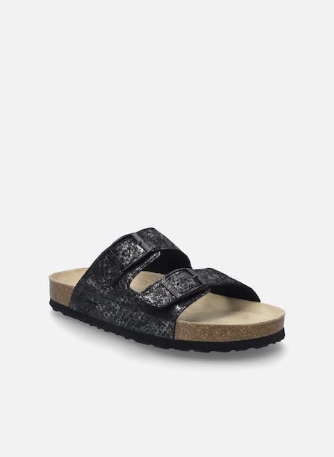 Damen Sandale Hermine 06, schwarz