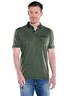 engbers Herren Polo-Shirt gestreift , Khaki
