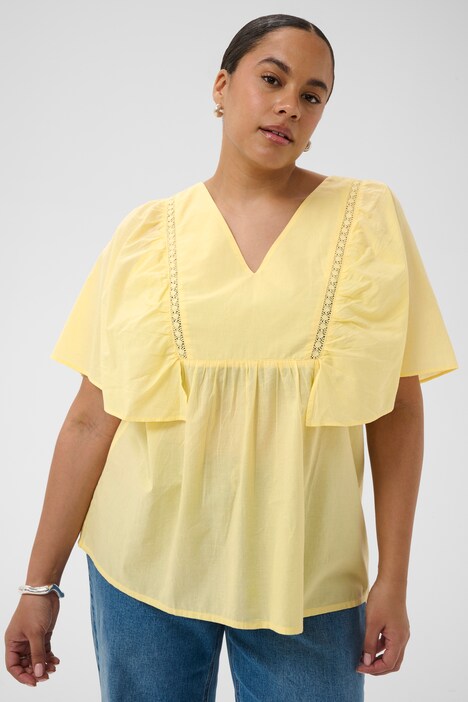 Kurzarm-Bluse Loose fit