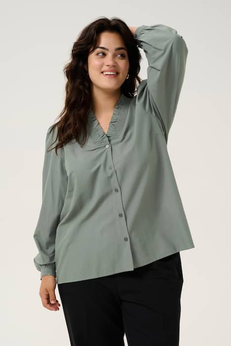 Langarm-Bluse Regular fit
