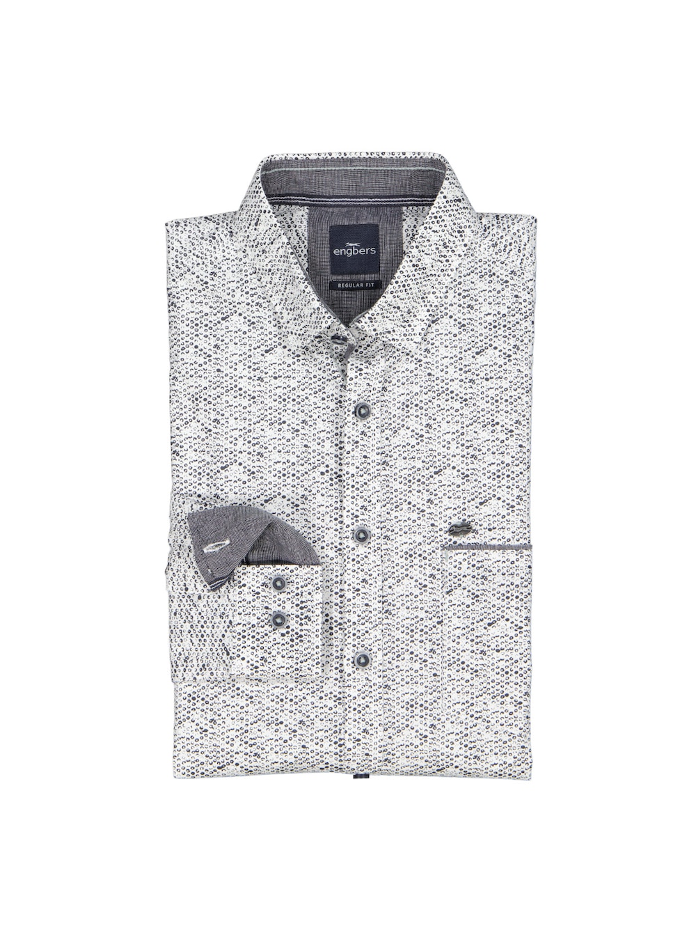 engbers Herren Hemd langarm , Reinweiss