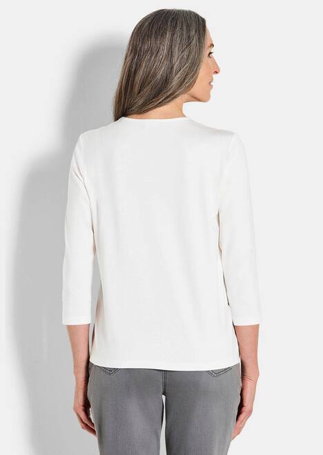 GOLDNER Shirt Elegant shirt van viscose-jersey