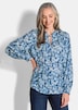 GOLDNER Blouse met print Blouse van viscose, met ruches