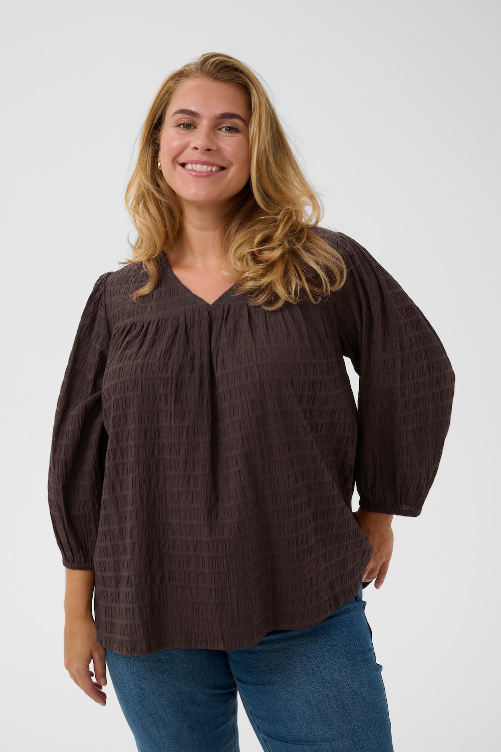 Bluse langarm A-shape