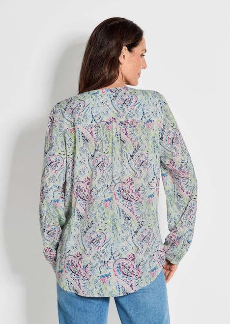 GOLDNER Blouse met print Gedessineerde blouse met unieke print
