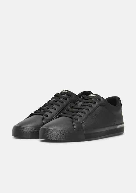 Sneaker in Leder-Optik