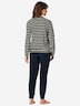 Schiesser Damen Pyjama Casual Essentials - nachtblau