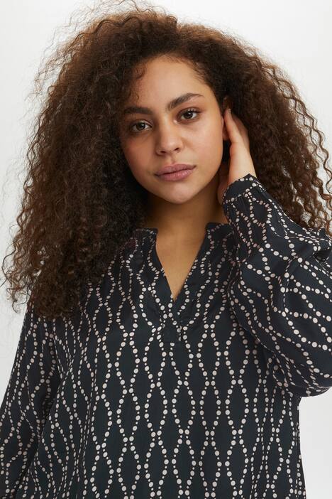 Langarm-Bluse Regular fit