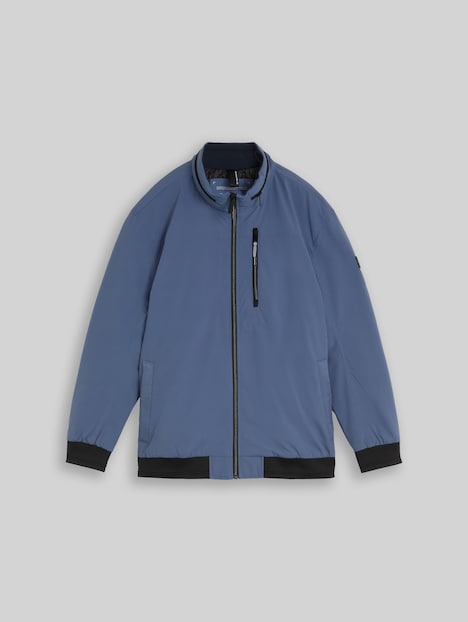 Blouson Jacke mit verstaubarer Kapuze