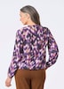 GOLDNER Blouse Gedessineerde blouse met tuniekhals